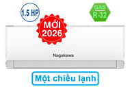 Máy lạnh Nagakawa 1.5 HP NS-C12R2U86