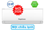 Máy lạnh Nagakawa 2.5 HP NS-C24R2U86