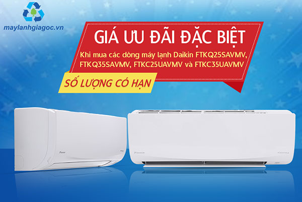 Máy lạnh treo tường Daikin giá ưu đãi đặc biệt - Maylanhgiagoc.vn