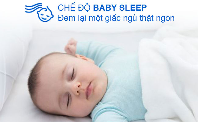 Máy lạnh Sharp AH-X12XEW - chế độ Baby Sleep